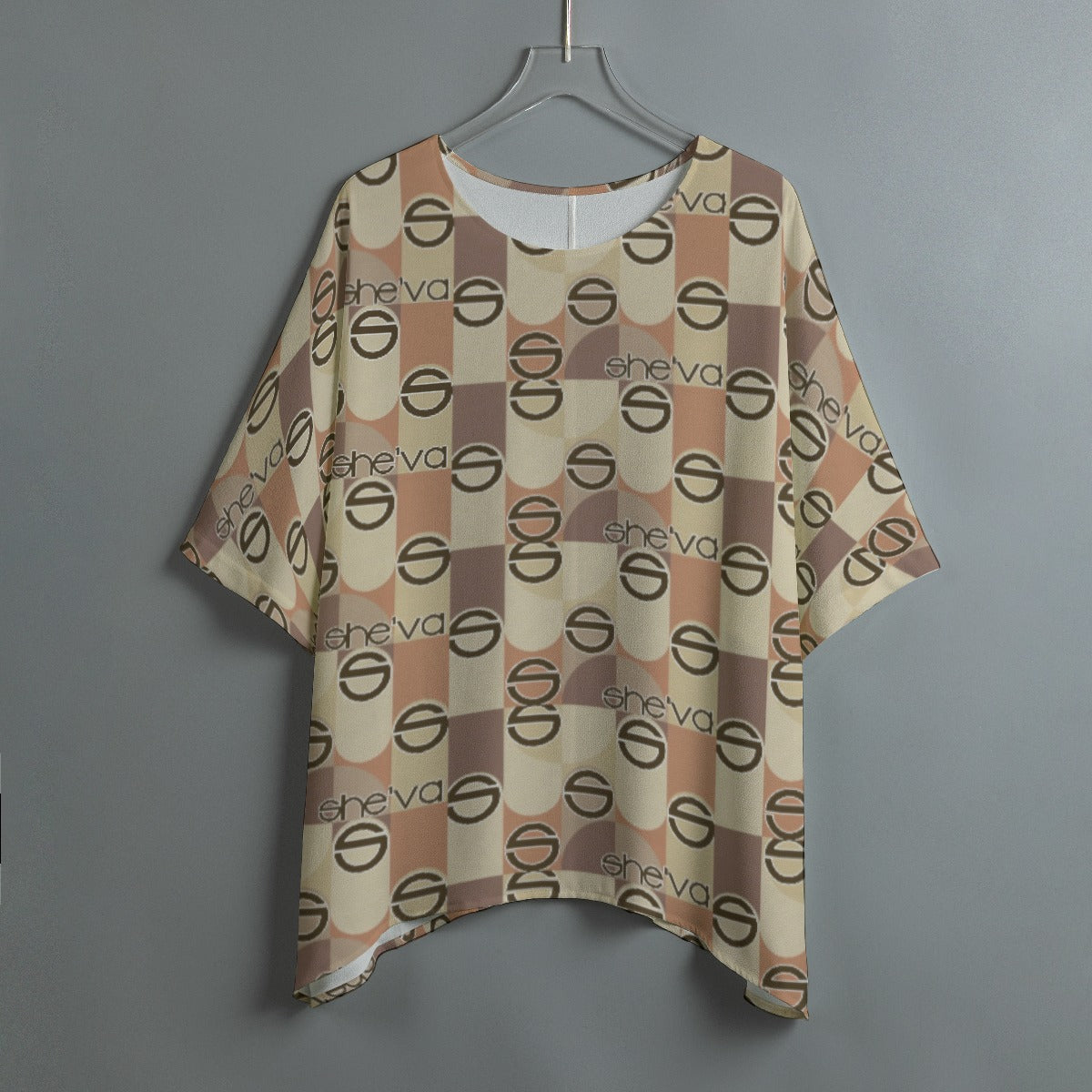 She'va Women's Graphic Bat Sleeve Shirt (nude)