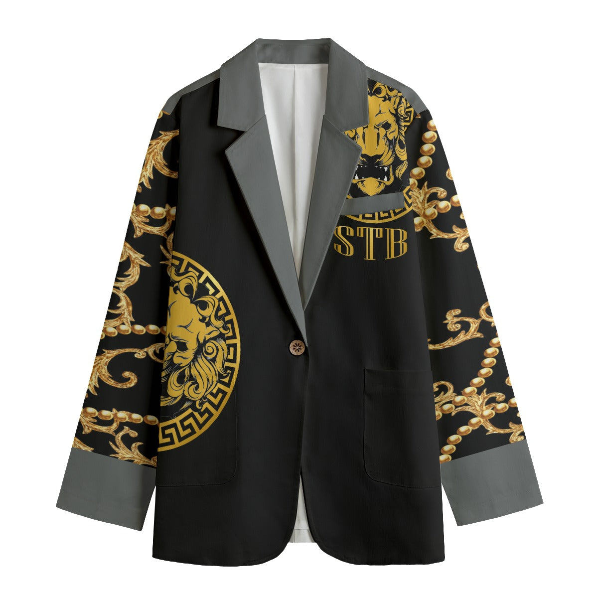 She'va Obnoxious Unisex Blazer | 245GSM Cotton (blk/gra)