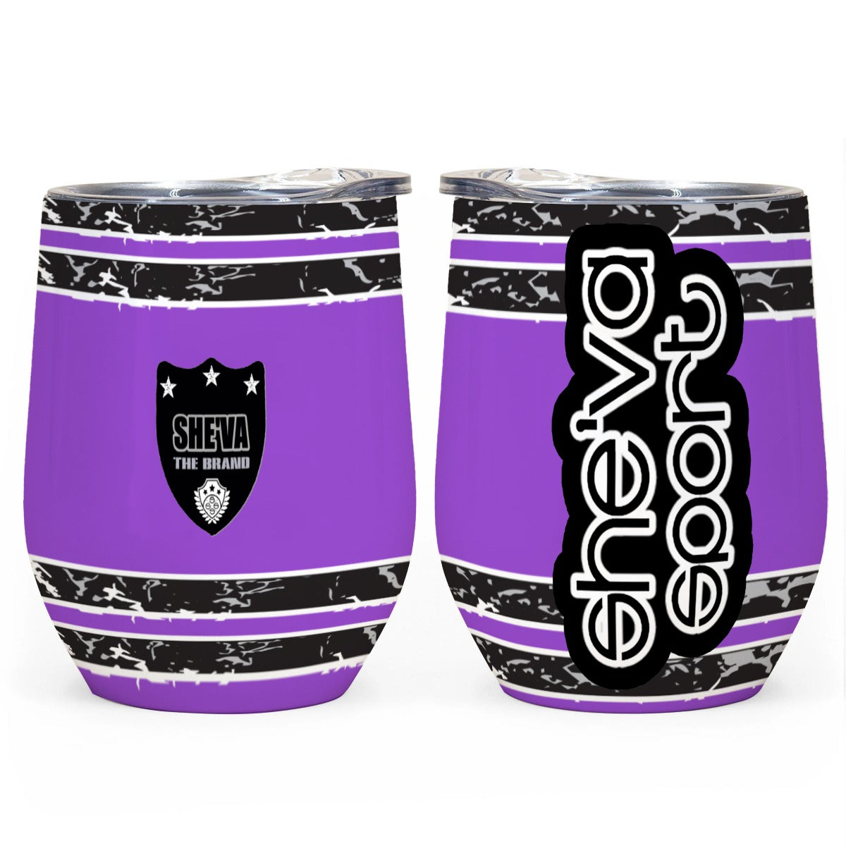 All-Over Print Egg Cup Wine Tumbler|12OZ (purple)