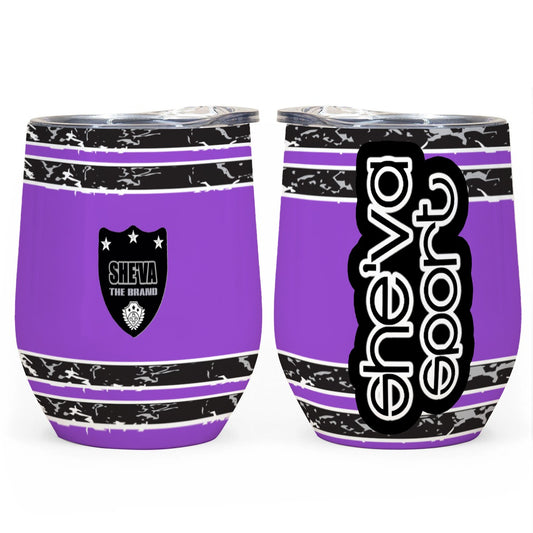 All-Over Print Egg Cup Wine Tumbler|12OZ (purple)