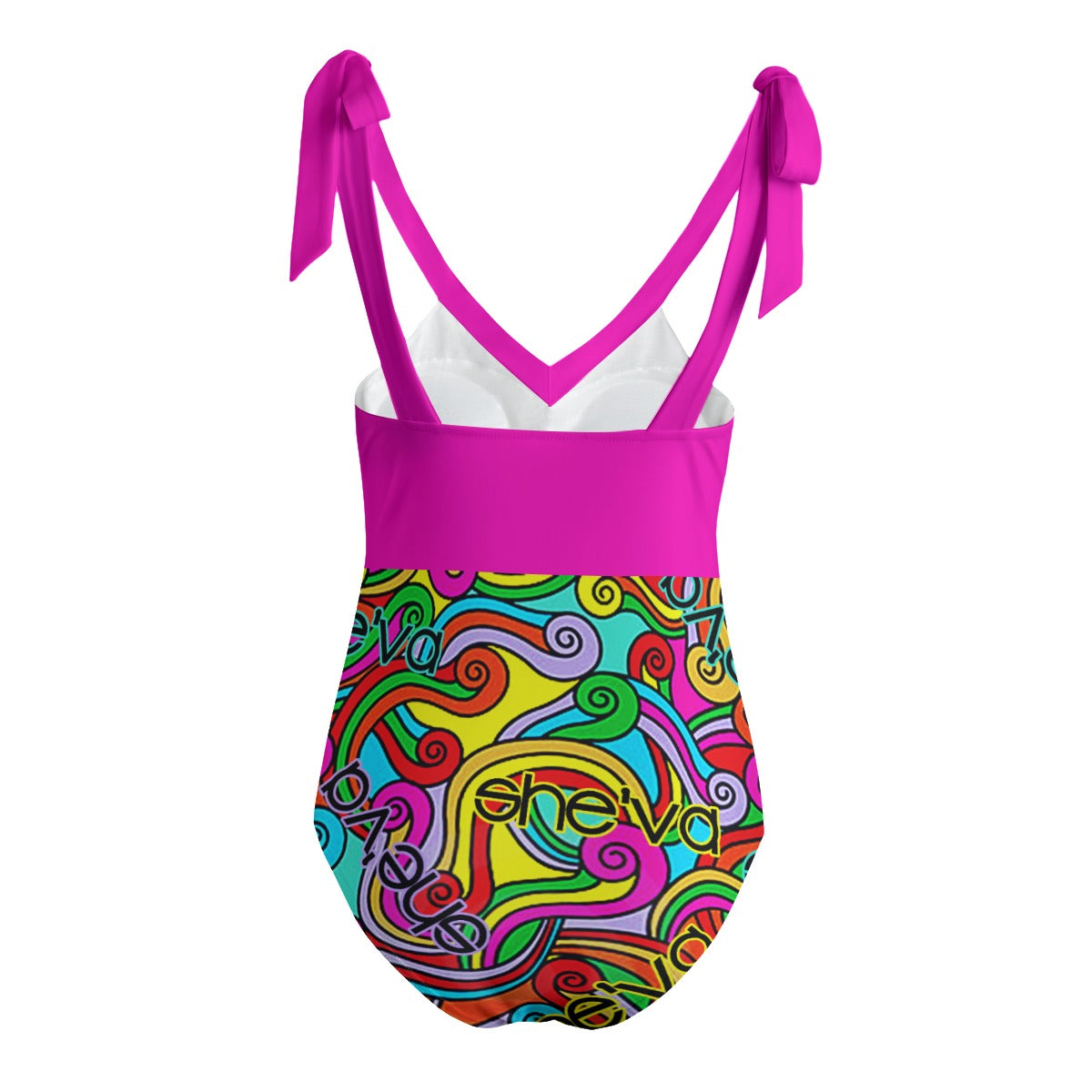 She'va Her Tie Shoulder Onepiece Padded Swimsuit (hotp)