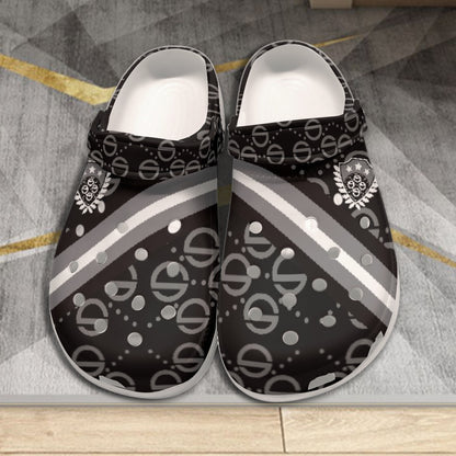 She'va HIS ILIVE Clogs (SIG/black/white)