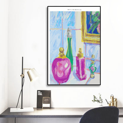 She'va Black Frame Mural Art Fragrance 1