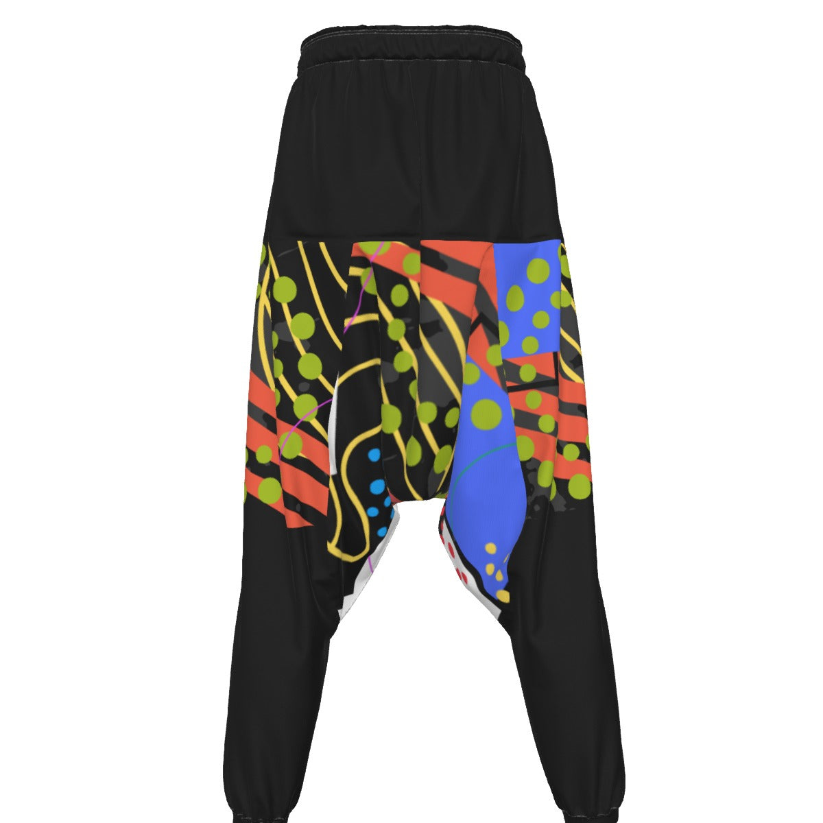 She'va Men's Loose Drop the Mike Trousers (DOTS/black)