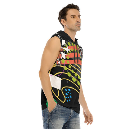 She'va Men's DOTS Tank Hooded Vest