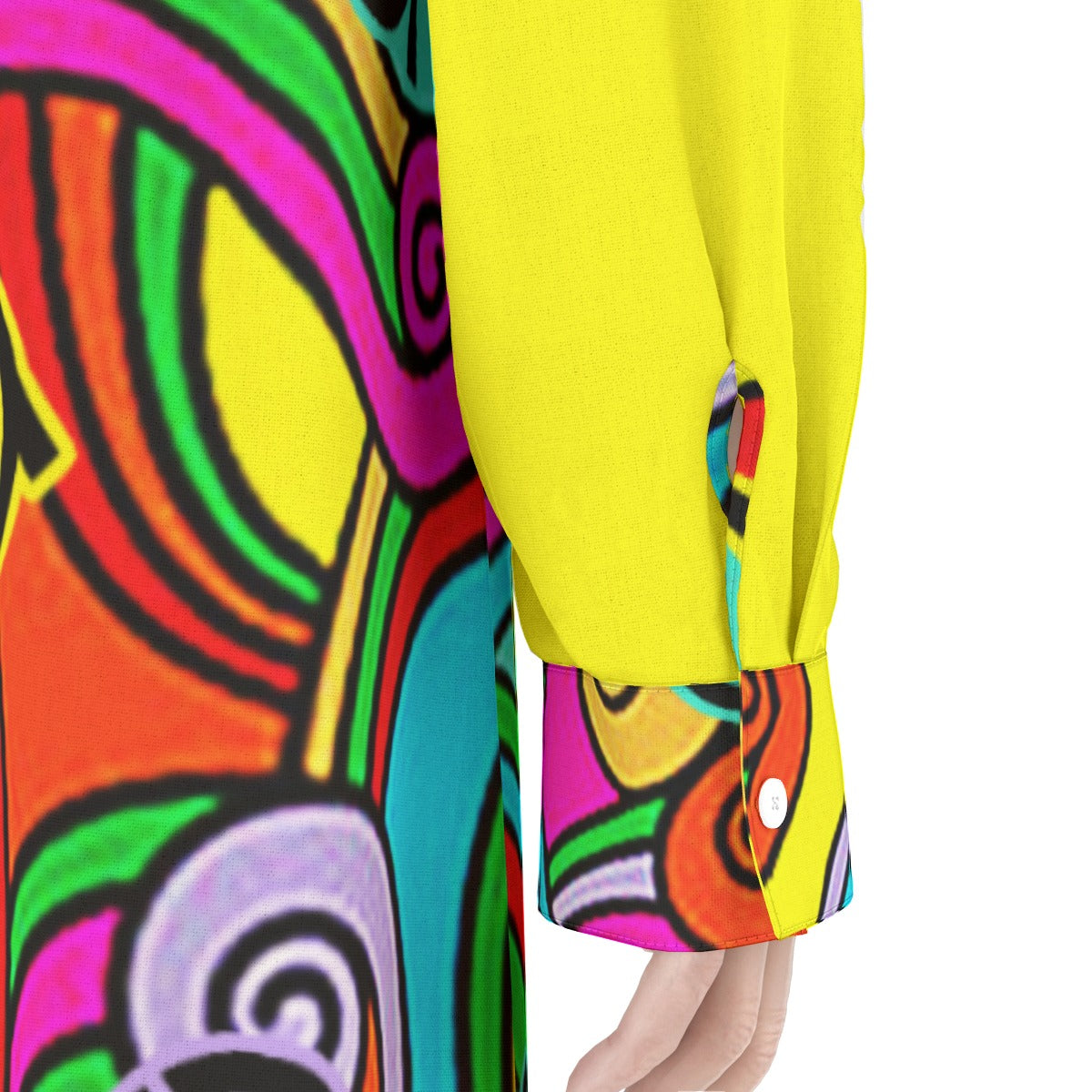 She'va Women's Long Shirt Dress | Rayon (yel)