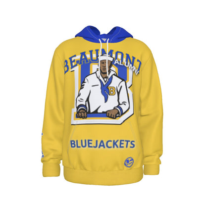 BHS PRIDE Men's Hoodie  PLAIN BACK/GOLD