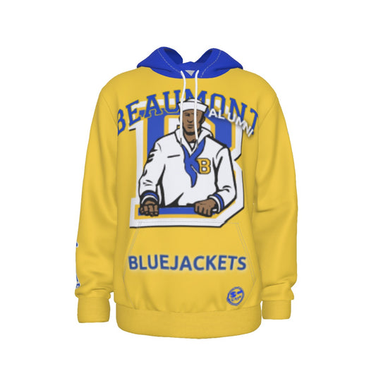 BHS PRIDE Men's Hoodie  PLAIN BACK/GOLD
