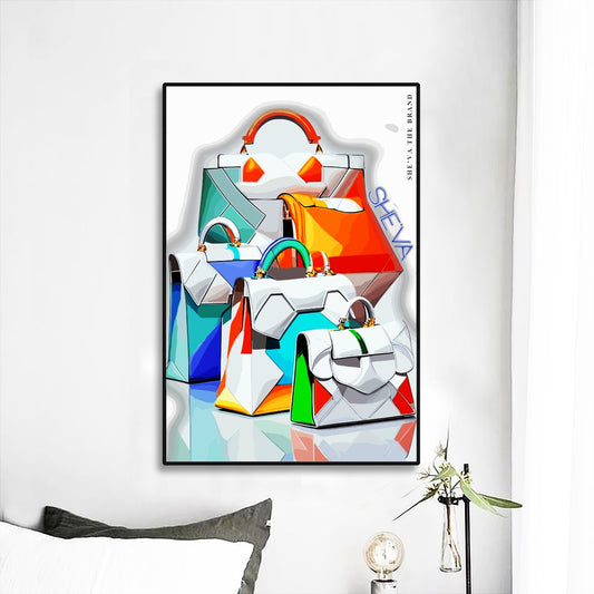 She'va Black Frame Mural Art HB 3
