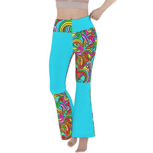 She'va  Women's Flare Yoga Pants (col/tur)