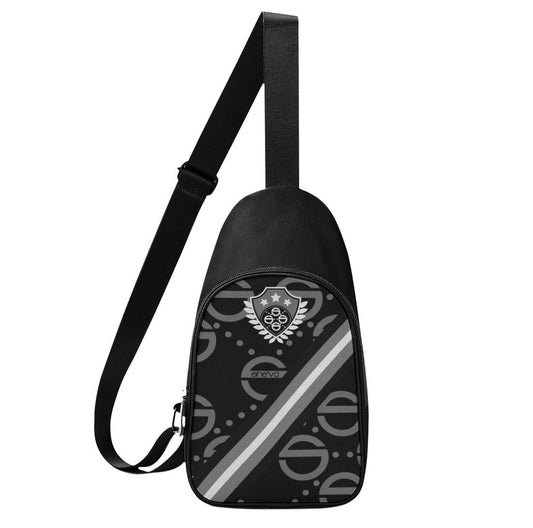 She'va Crest Chest Bag (bla/whi)