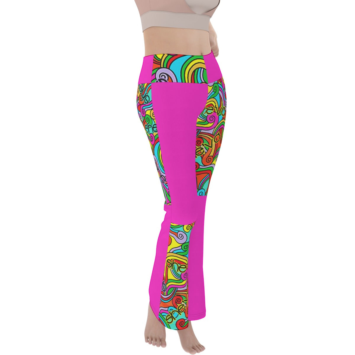 She'va Women's Flare Yoga Pants (col/hotp)