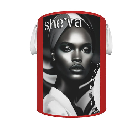 FASHION Collection Foldable Laundry Basket Red art by c.c.