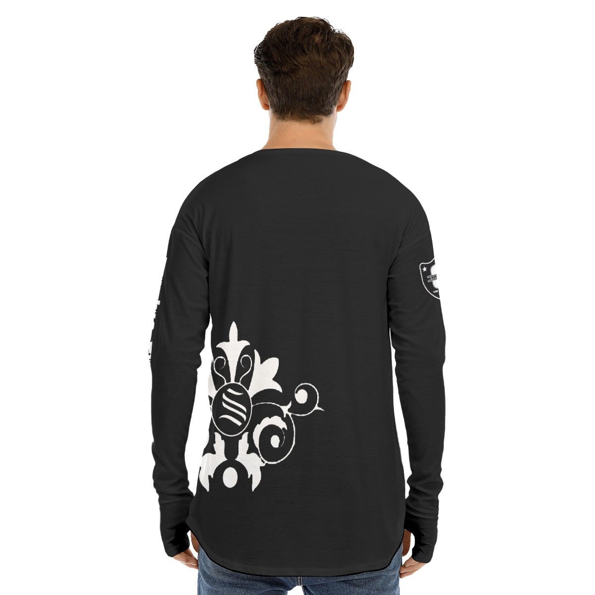 She'va Men's Sex-E Long Sleeve Round Neck T-shirt (DOTS)