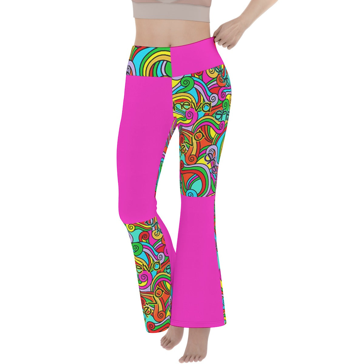 She'va Women's Flare Yoga Pants (col/hotp)