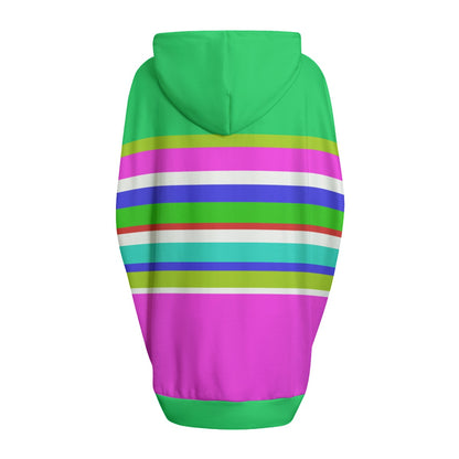 Women's Knitted Fleece Cloak With Kangaroo Pocket Joy