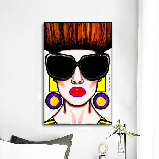 Fashion Collection Framed Art By C.C. #001