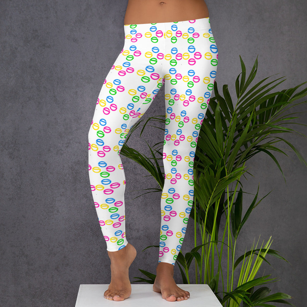 She'va White  Word Leggings
