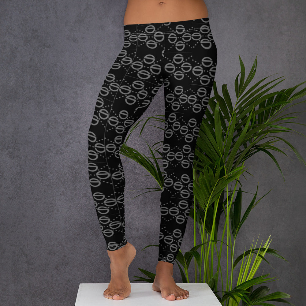 She'va Black and Grey S Leggings