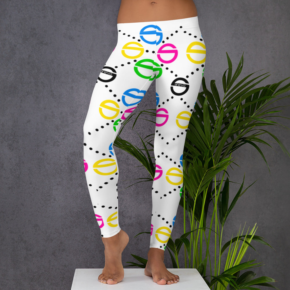 She'va Dot, Dot, Dot Leggings (white)