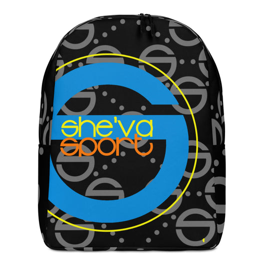 She'va Big "S" Logo Backpack (blue)