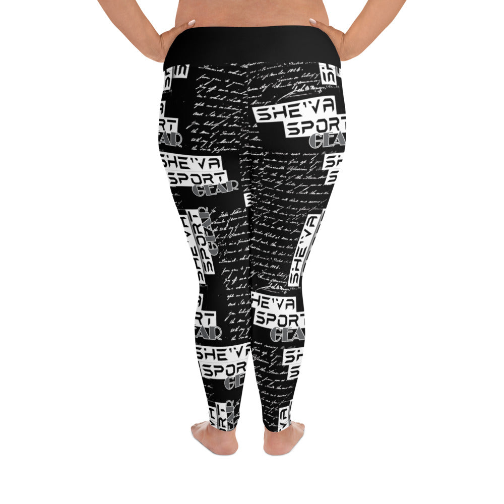 She'va Women's Message Plus Size Leggings