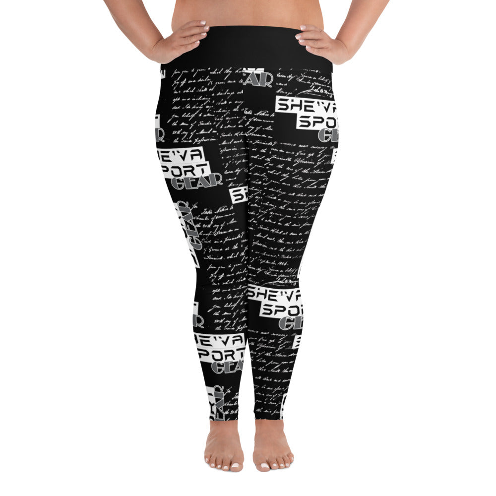 She'va Women's Message Plus Size Leggings