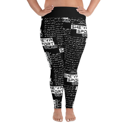 She'va Women's Message Plus Size Leggings
