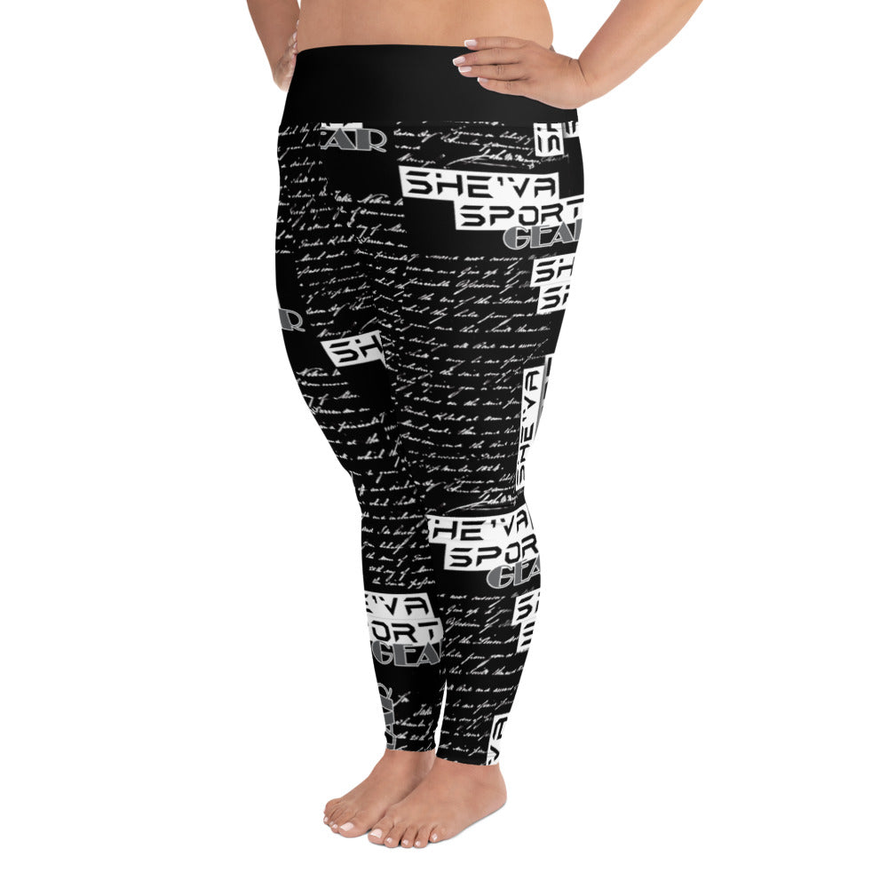 She'va Women's Message Plus Size Leggings
