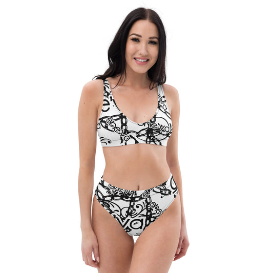 She'va high-waisted bikini (chains)