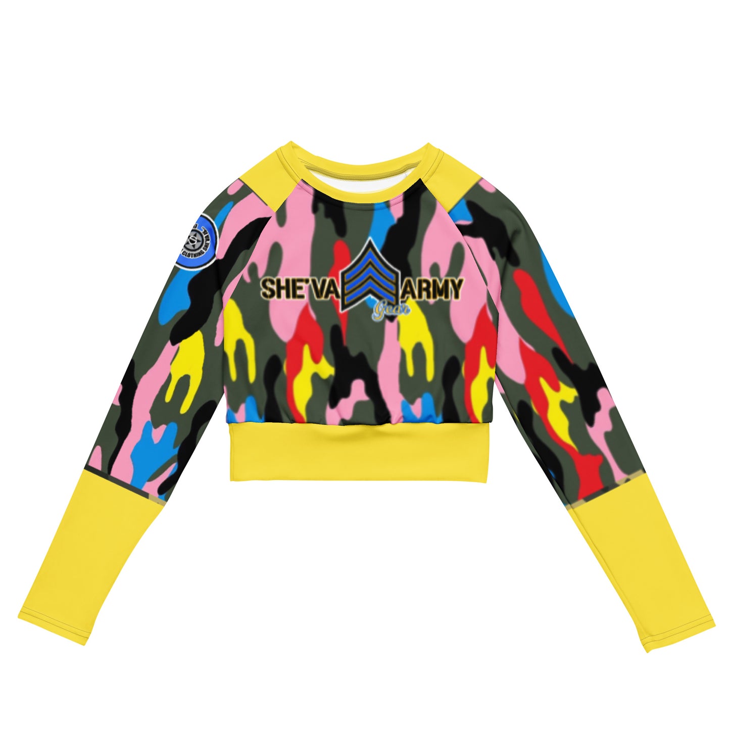 She'va Army Gear Crop Top *Olive/P. Daisy Yellow*