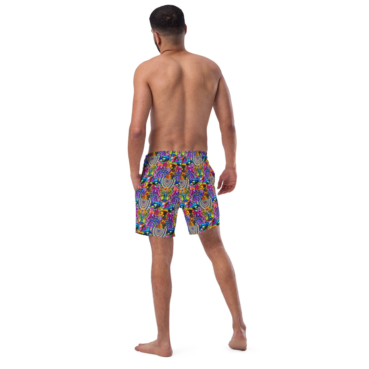 Psychodelia Print Swim Trunks