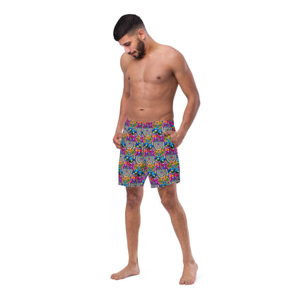 Psychodelia Print Swim Trunks