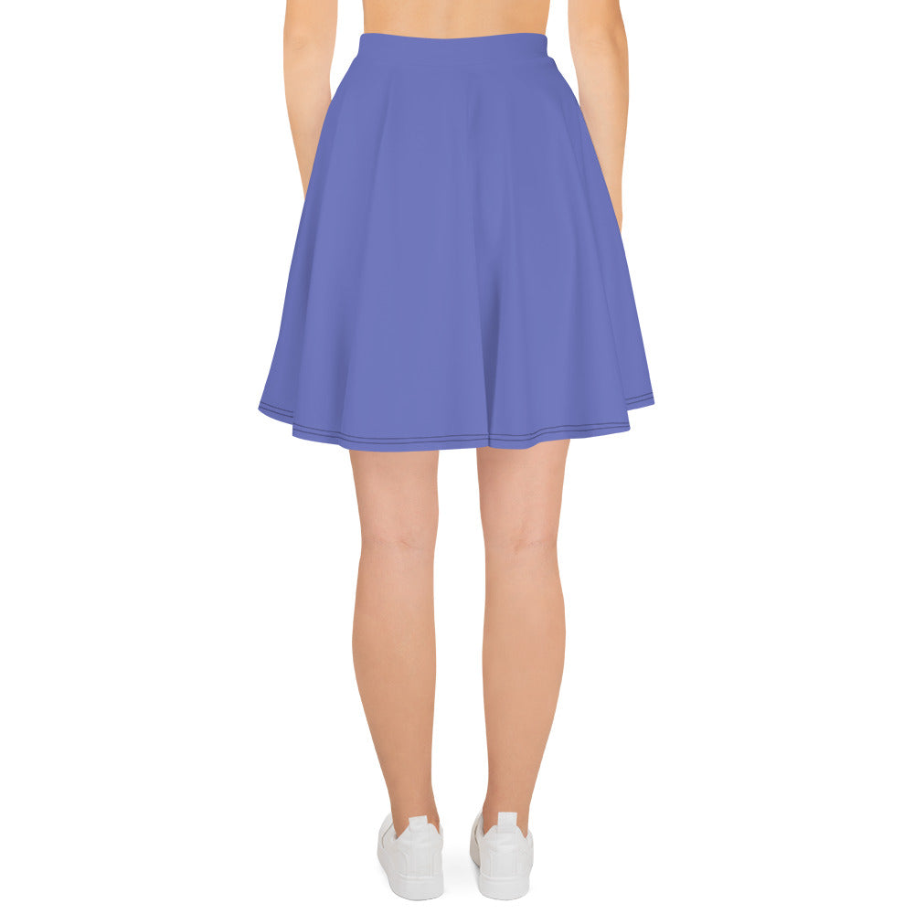 SHE'VA YOUNG Girls Color Block Skater Skirt (SLATE)