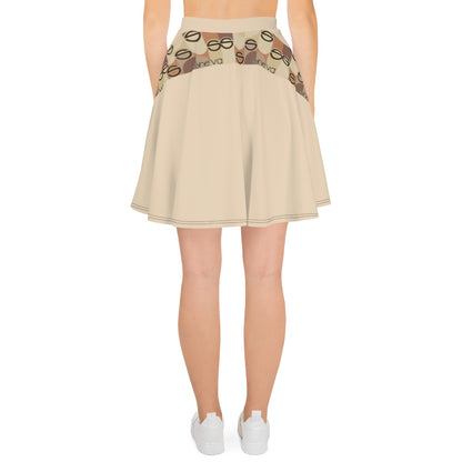 SHE'VA Women's Skin's Skater Skirt (NUDE)