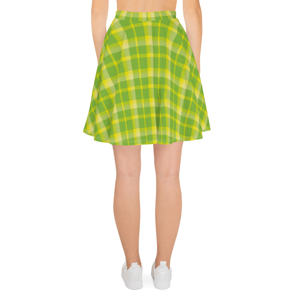 SHE'VA Women's PLAID Skater Skirt (PGW)