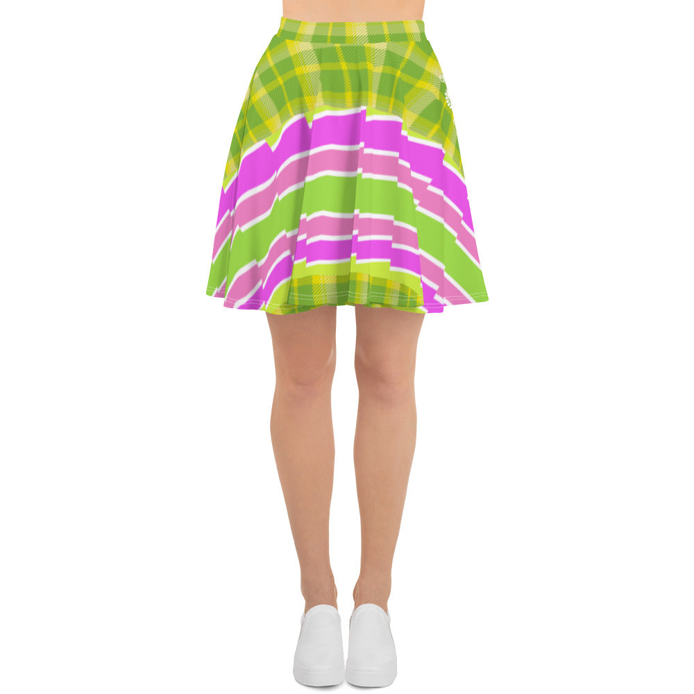 SHE'VA Women's PLAID Skater Skirt (PGW)
