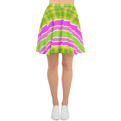 SHE'VA Women's PLAID Skater Skirt (PGW)