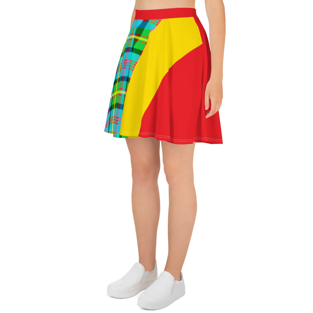 SHE'VA YOUNG GIRLS PLAID Skater Skirt (RTY)