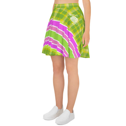 SHE'VA Women's PLAID Skater Skirt (PGW)