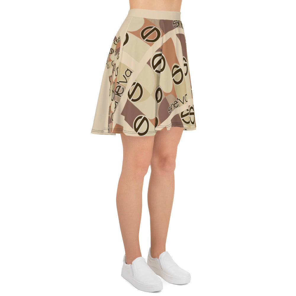 SHE'VA Women's Skin's Skater Skirt (NUDE)