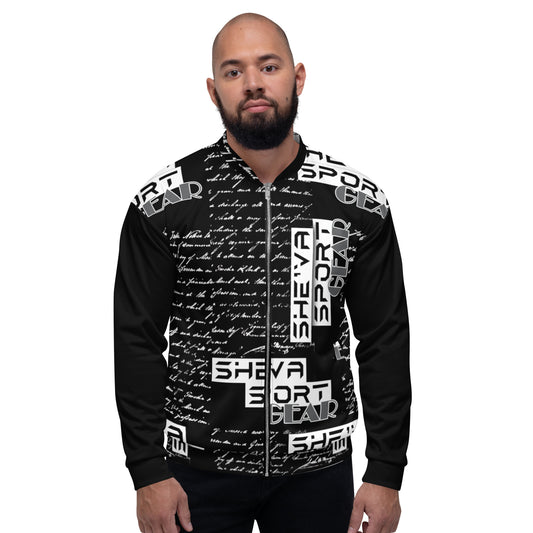 SHE'VA Men's Message Bomber Jacket