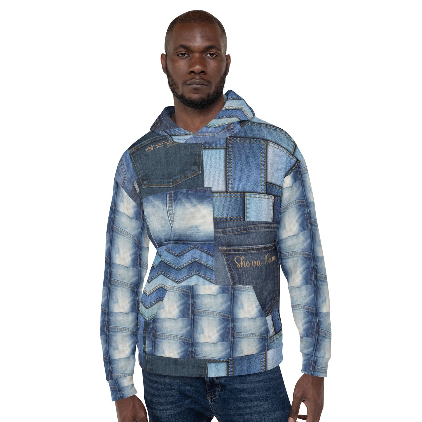 SHE'VA Men's Patched Hoodie (1)