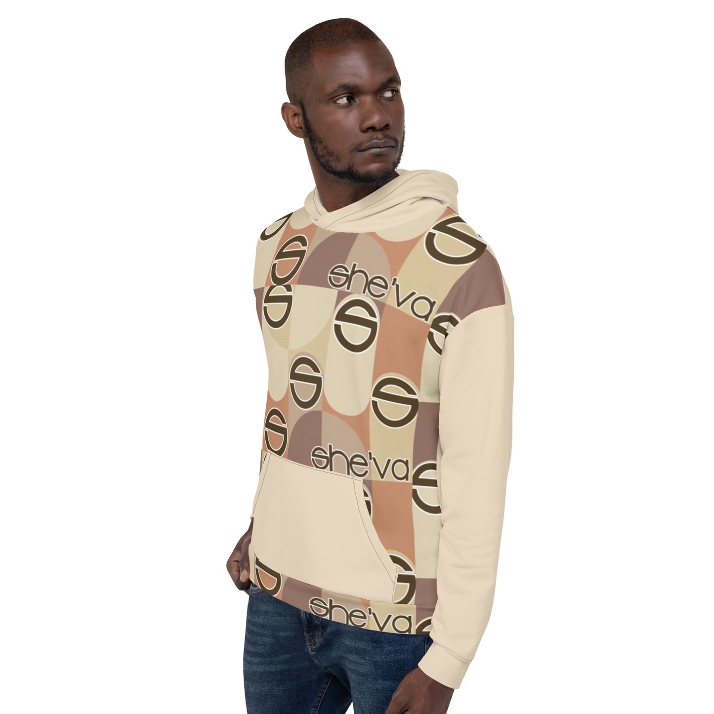 SHE'VA Men's Skins Hoodie (NUDE)