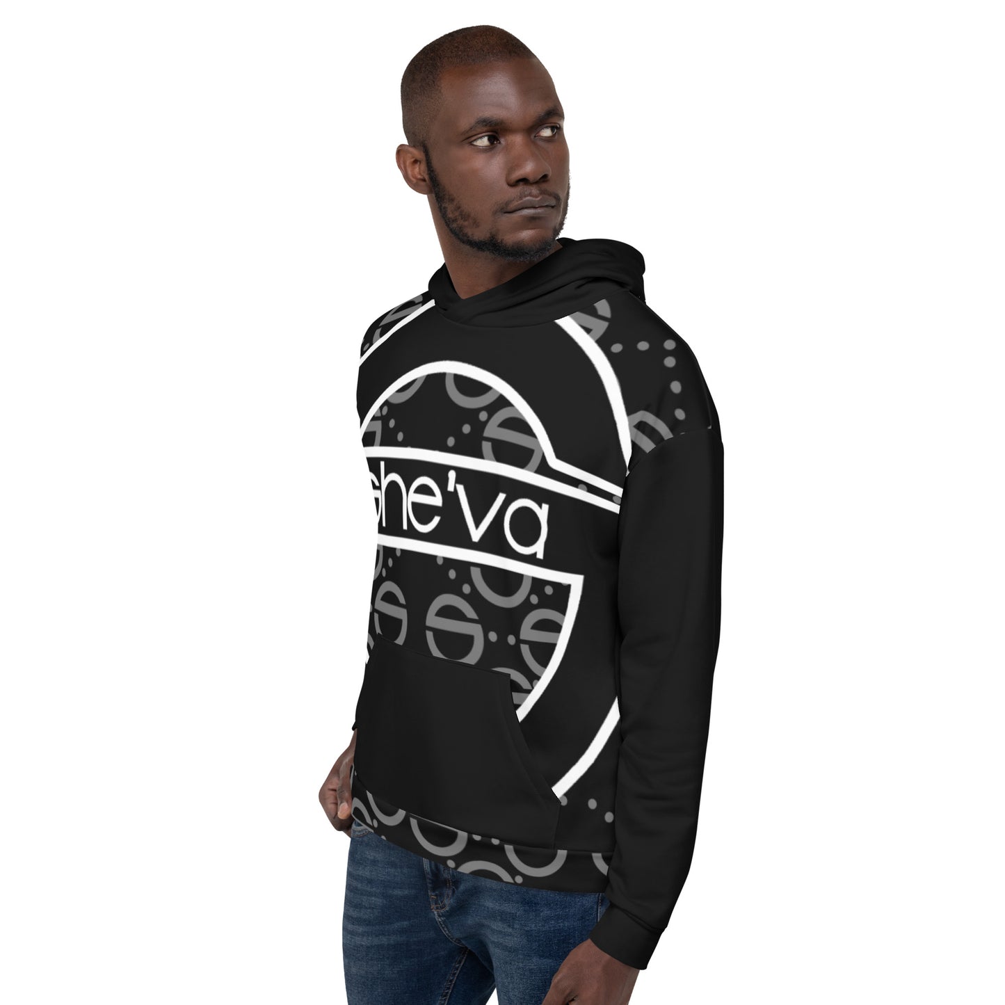 SHE'VA Men's Big "S" Signature Hoodie (BWG)
