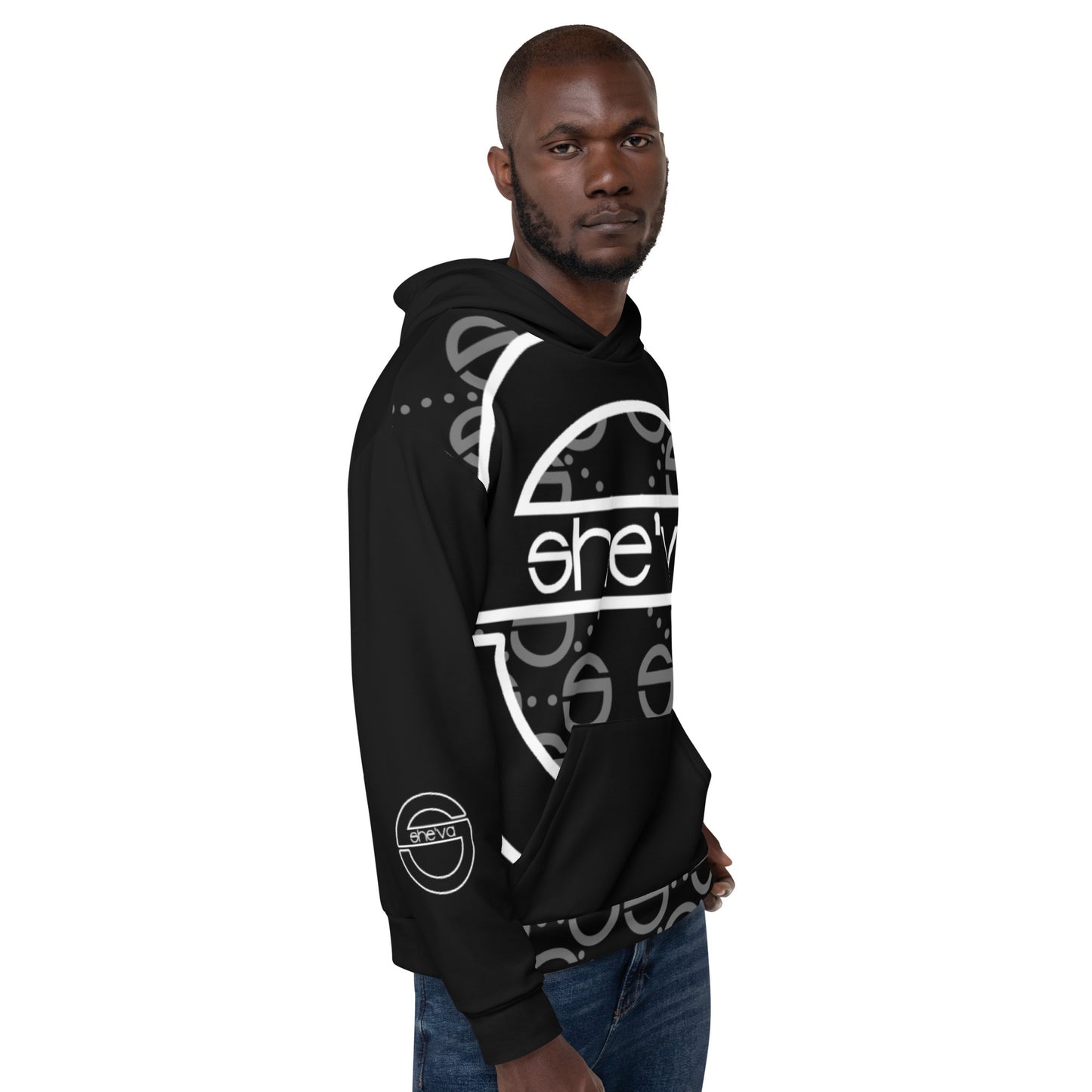 SHE'VA Men's Big "S" Signature Hoodie (BWG)