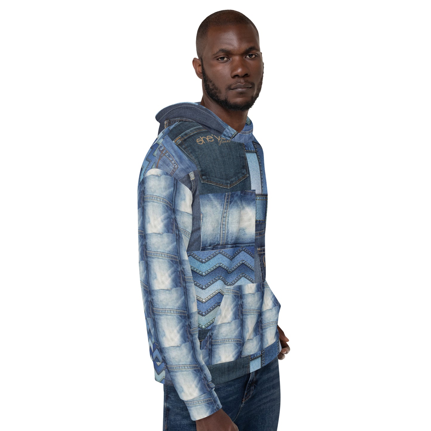 SHE'VA Men's Patched Hoodie (1)