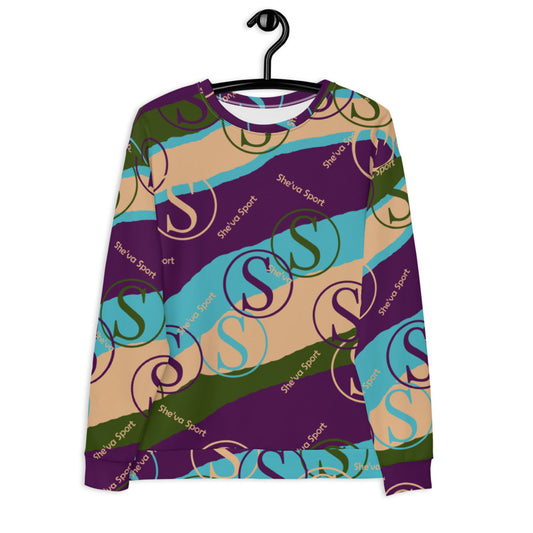 She'va Swirl Print Sweatshirt