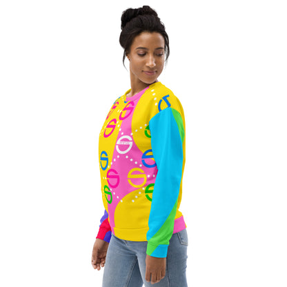 She'va Women's 80's Rainbow-1 Sweatshirt