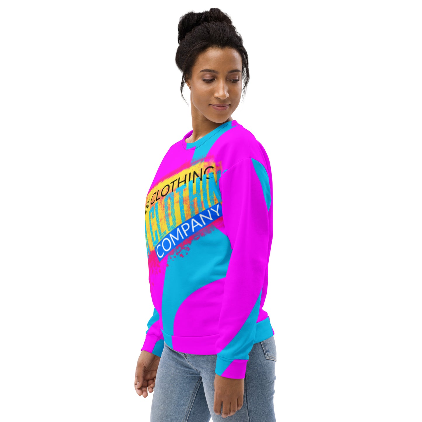 She'va Women's 80's Rainbow-2 Sweatshirt